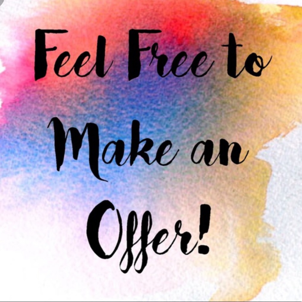 Like the item but not the price? Make an offer!!